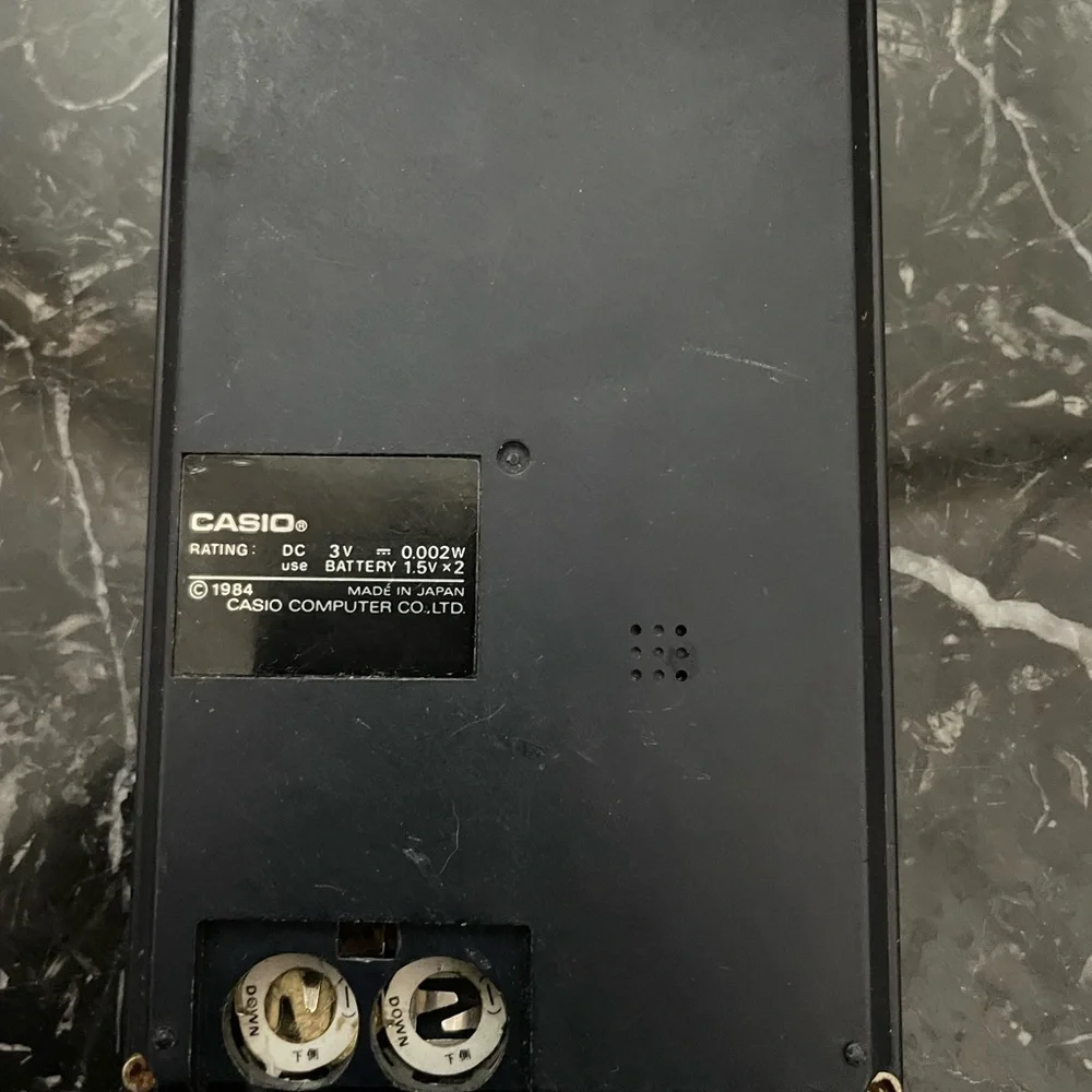 Casio Missile Defender CG-83 Electronic Handheld Game 1984 For Parts Only